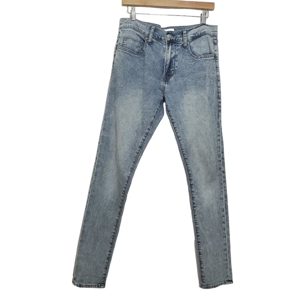 Hudson | Zane HDR Skinny Jeans Light Blue Fade Wash Denim 32x33